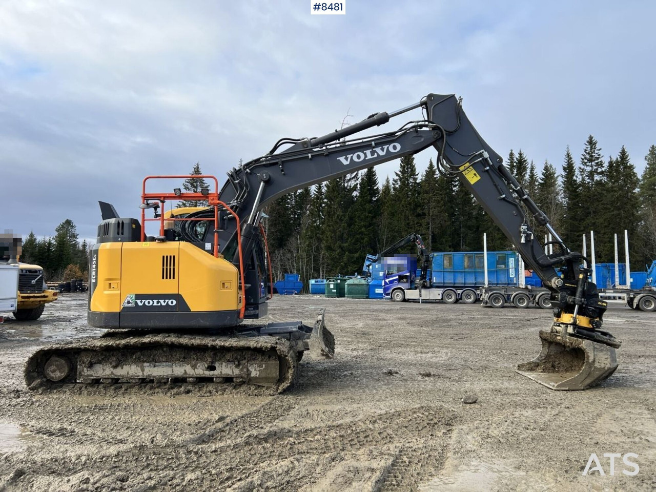 Excavator Volvo ECR145 EL with 1365 h - Paletli ekskavatör: fotoğraf 3 Excavator Volvo ECR145 EL with 1365 h - Paletli ekskavatör: fotoğraf 3