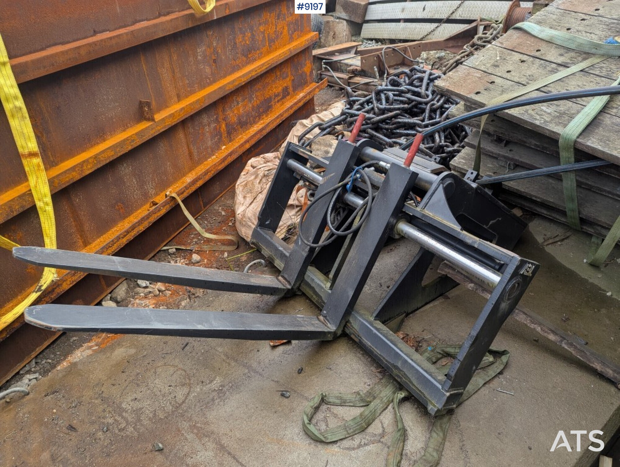Hydraulic Pallet Forks for excavator - İnşaat ekipmanı: fotoğraf 1 Hydraulic Pallet Forks for excavator - İnşaat ekipmanı: fotoğraf 1