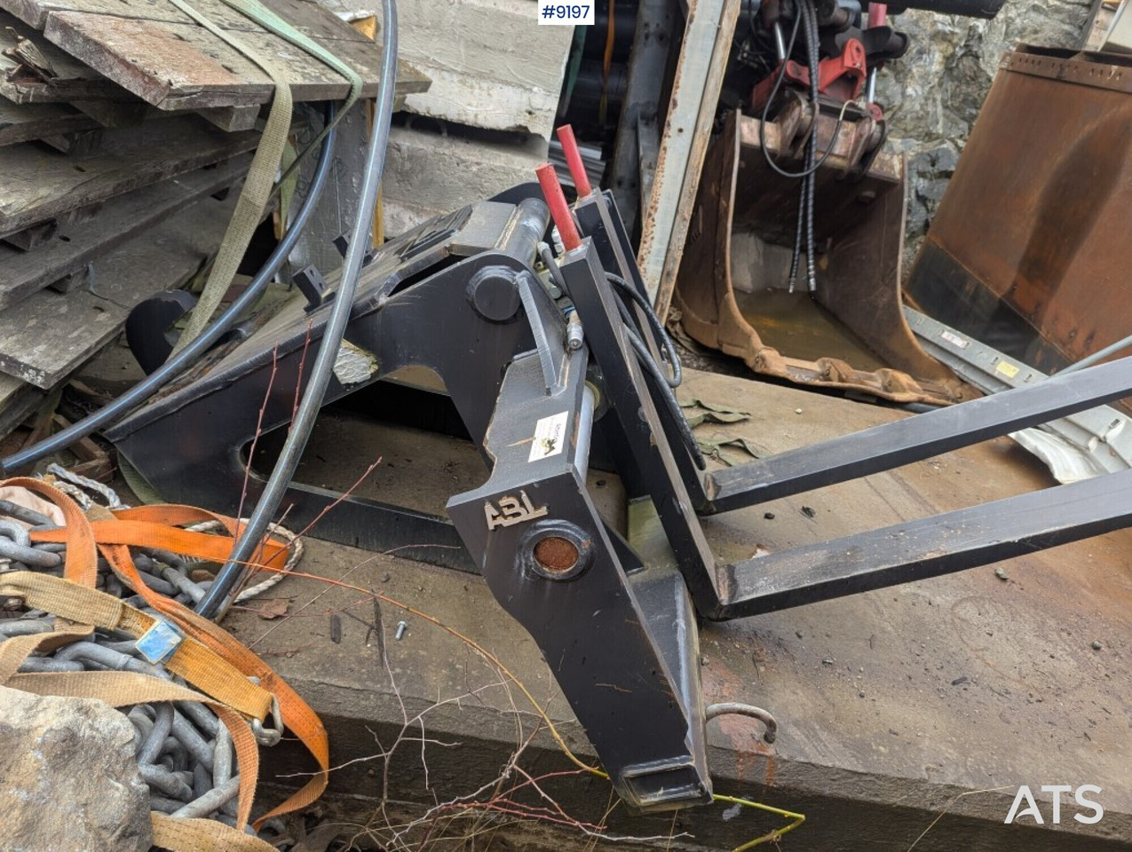 Hydraulic Pallet Forks for excavator - İnşaat ekipmanı: fotoğraf 2 Hydraulic Pallet Forks for excavator - İnşaat ekipmanı: fotoğraf 2