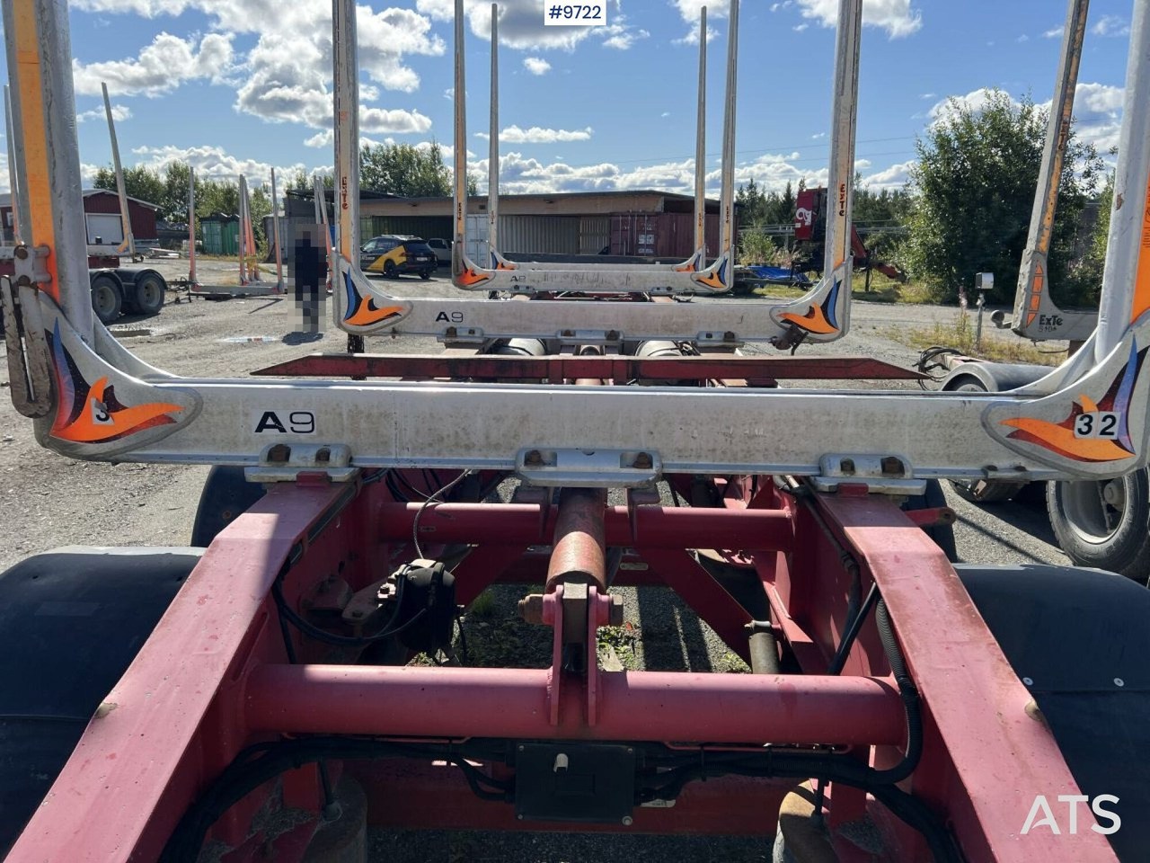 LEFAB V4 100 Timber trailer - Tomruk römorku: fotoğraf 5 LEFAB V4 100 Timber trailer - Tomruk römorku: fotoğraf 5