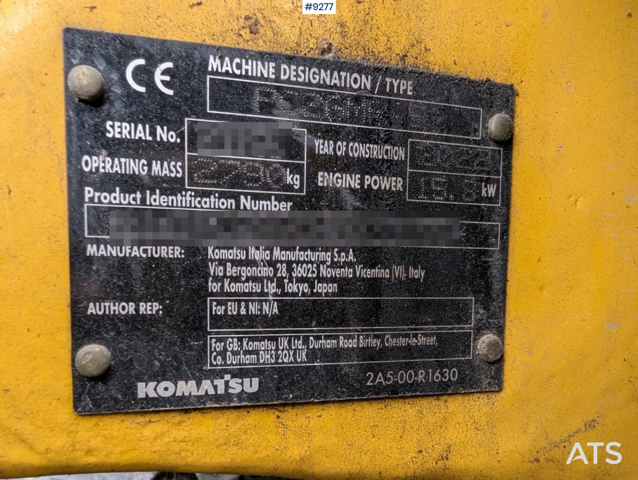 Mini ekskavatör Mini Excavator Komatsu PC26MR (See Video): fotoğraf 15