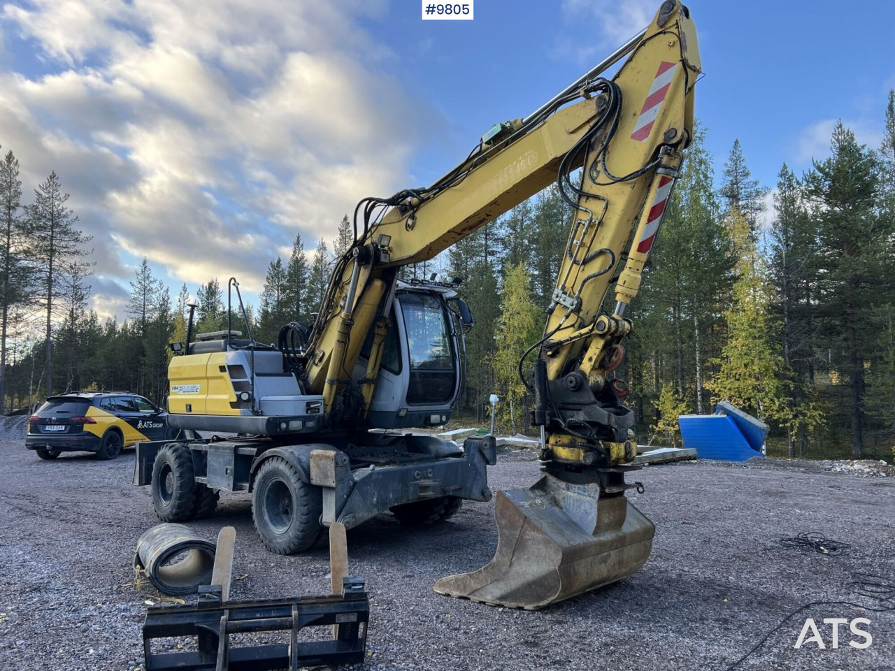New Holland, MH-Plus-C Wheel excavator with excavation system, rotor, and grader bucket - Tekerlekli ekskavatör: fotoğraf 1 New Holland, MH-Plus-C Wheel excavator with excavation system, rotor, and grader bucket - Tekerlekli ekskavatör: fotoğraf 1