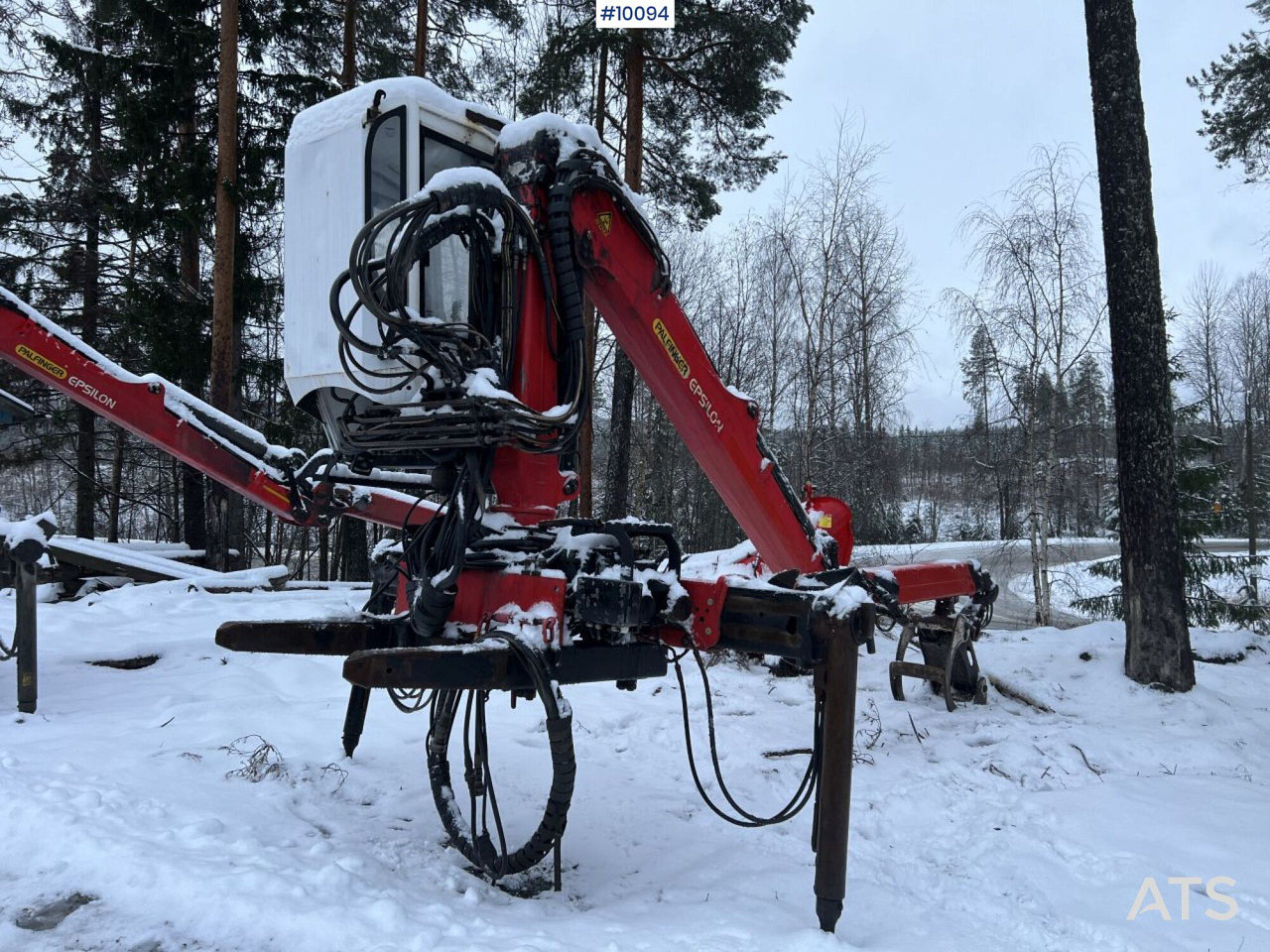 Palfinger Epsilon M110 Timber crane with double jib - Araç üstü vinç: fotoğraf 2 Palfinger Epsilon M110 Timber crane with double jib - Araç üstü vinç: fotoğraf 2