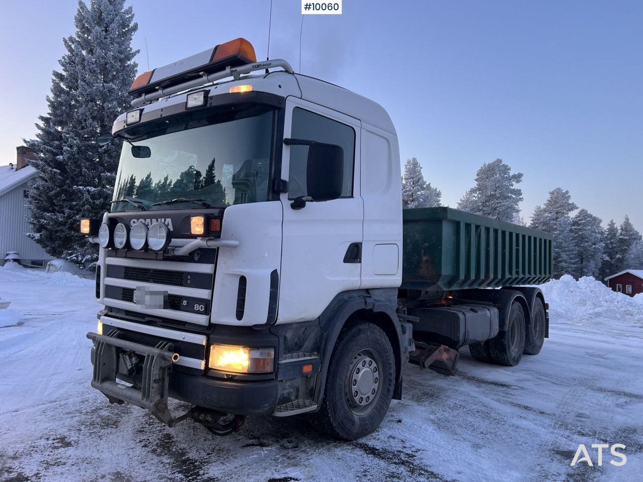 SCANIA R164 Tipper truck with plow equipment (VIDEO) - Damperli kamyon: fotoğraf 1 SCANIA R164 Tipper truck with plow equipment (VIDEO) - Damperli kamyon: fotoğraf 1