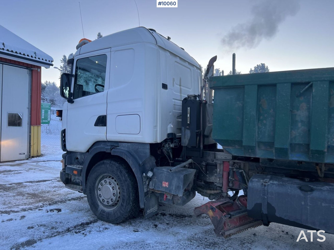SCANIA R164 Tipper truck with plow equipment (VIDEO) - Damperli kamyon: fotoğraf 2 SCANIA R164 Tipper truck with plow equipment (VIDEO) - Damperli kamyon: fotoğraf 2
