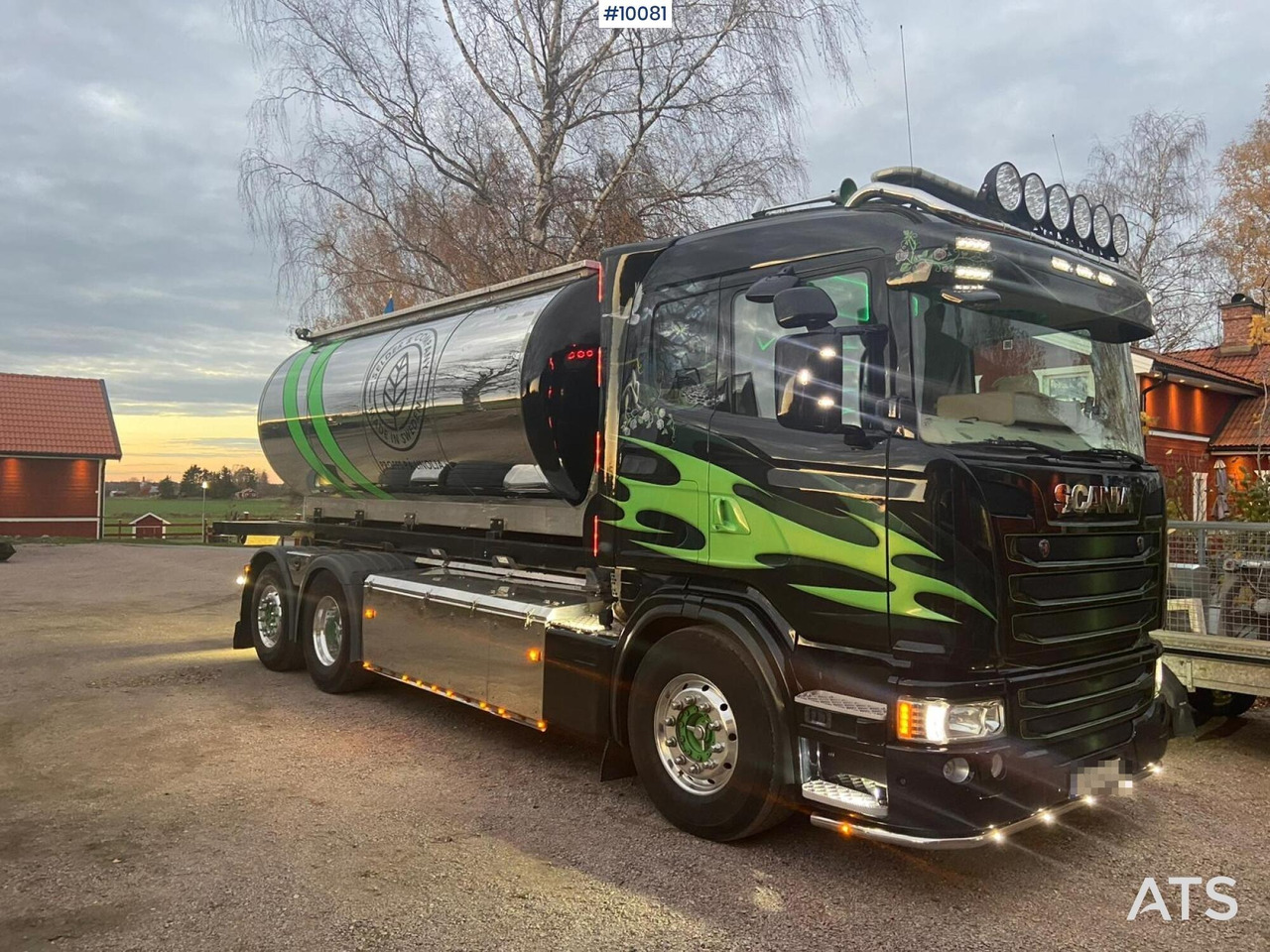 Scania G450 Hooklift Truck with tank body and tank trailer - Tanker kamyon: fotoğraf 1 Scania G450 Hooklift Truck with tank body and tank trailer - Tanker kamyon: fotoğraf 1