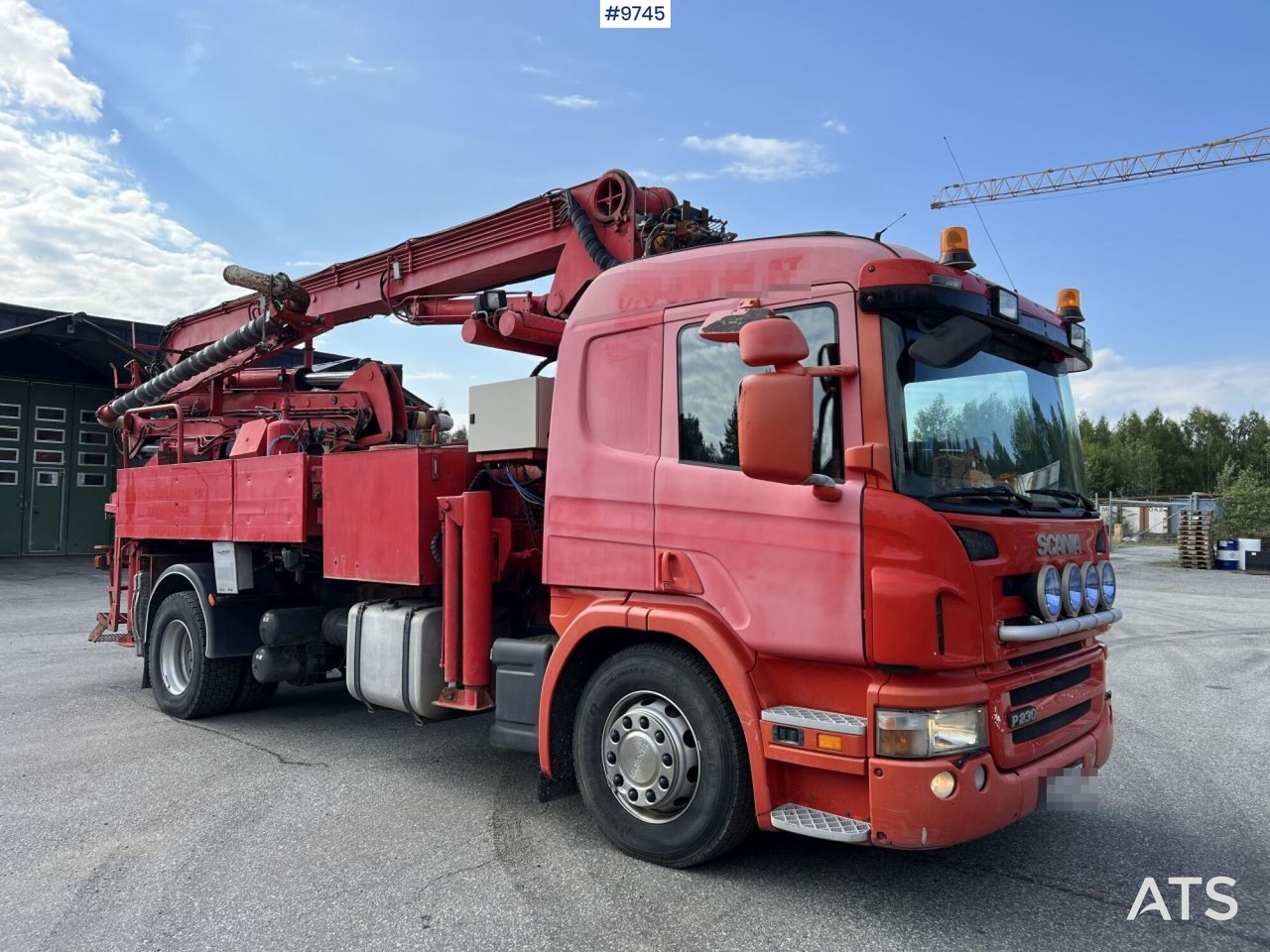 Scania P230 with Concrete pump - Mobil beton pompası: fotoğraf 2 Scania P230 with Concrete pump - Mobil beton pompası: fotoğraf 2