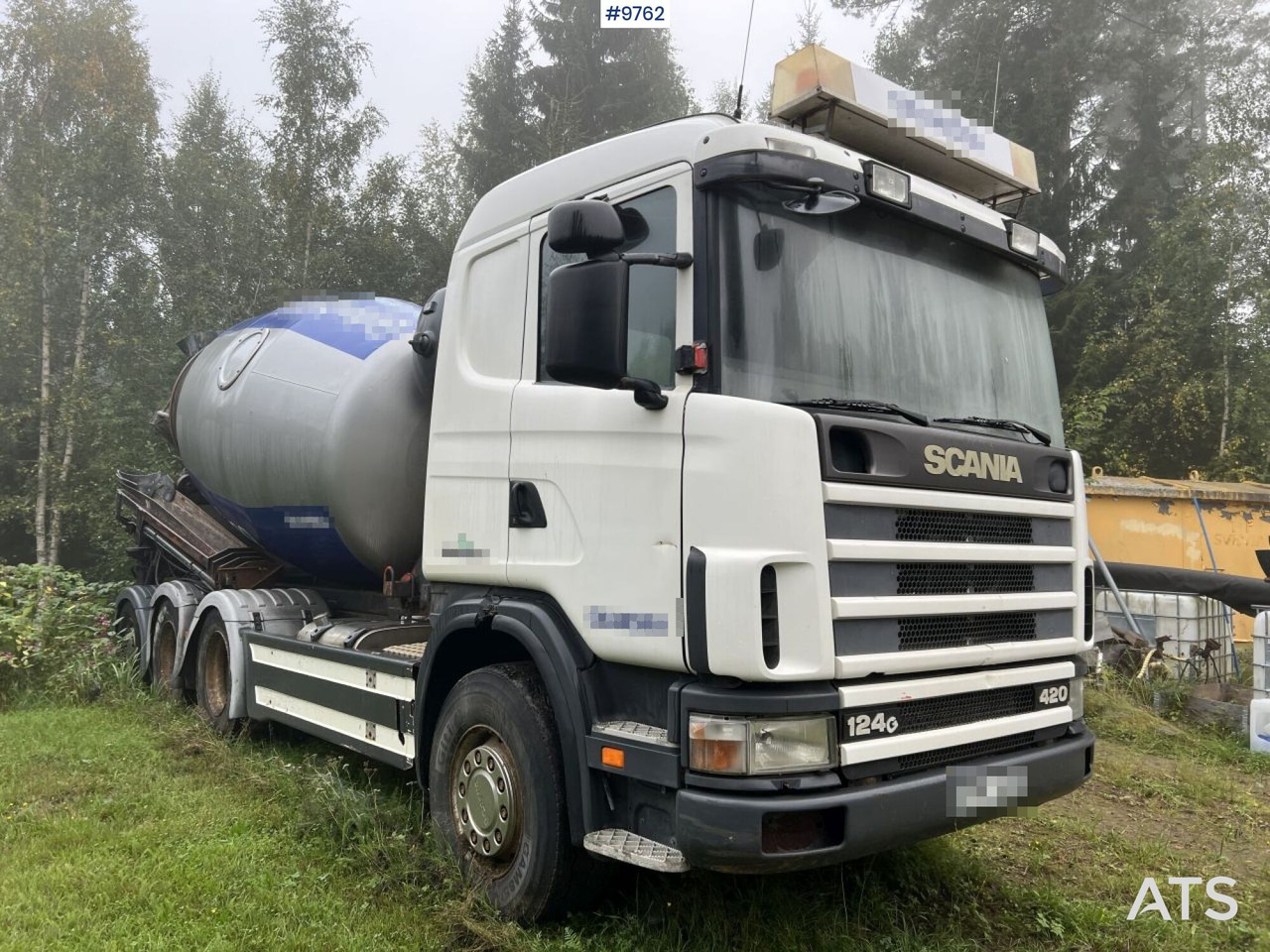Scania R124 Tridem Concrete Truck - Transmikser: fotoğraf 2 Scania R124 Tridem Concrete Truck - Transmikser: fotoğraf 2