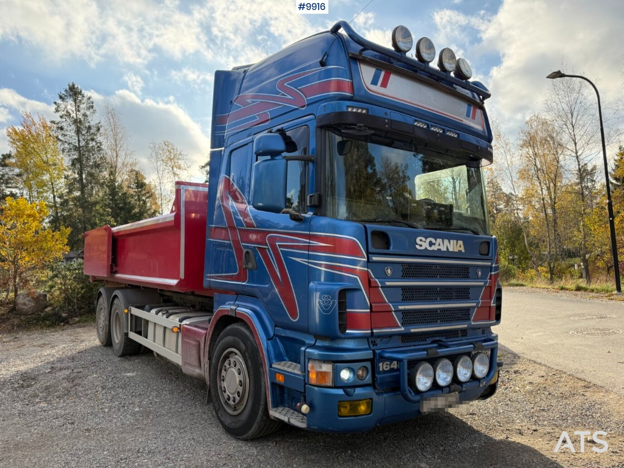 Scania R164 580 6X2 truck with flatbed - Sal/ Açık kasa kamyon: fotoğraf 2 Scania R164 580 6X2 truck with flatbed - Sal/ Açık kasa kamyon: fotoğraf 2