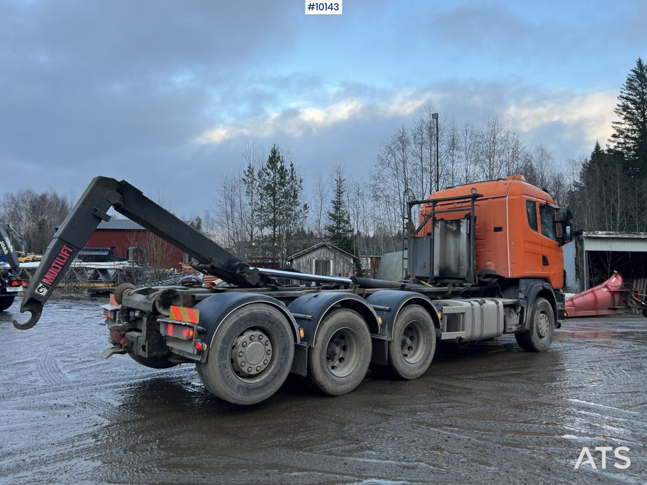 Scania R164 Tridem Truck Swap body (VIDEO) - Kancalı yükleyici kamyon: fotoğraf 4 Scania R164 Tridem Truck Swap body (VIDEO) - Kancalı yükleyici kamyon: fotoğraf 4