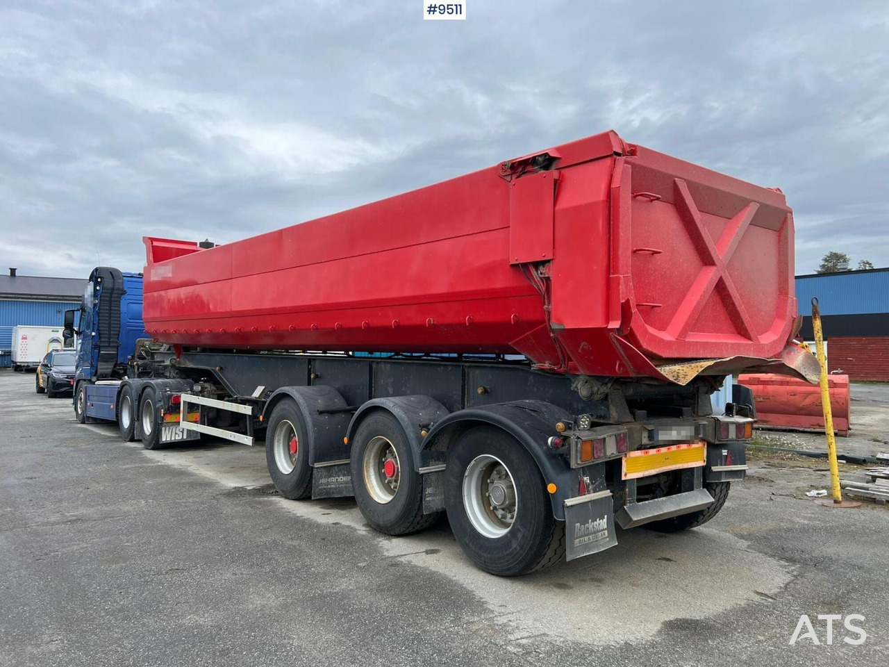 Tipper trailer Kilafors - Damperli dorse: fotoğraf 3 Tipper trailer Kilafors - Damperli dorse: fotoğraf 3
