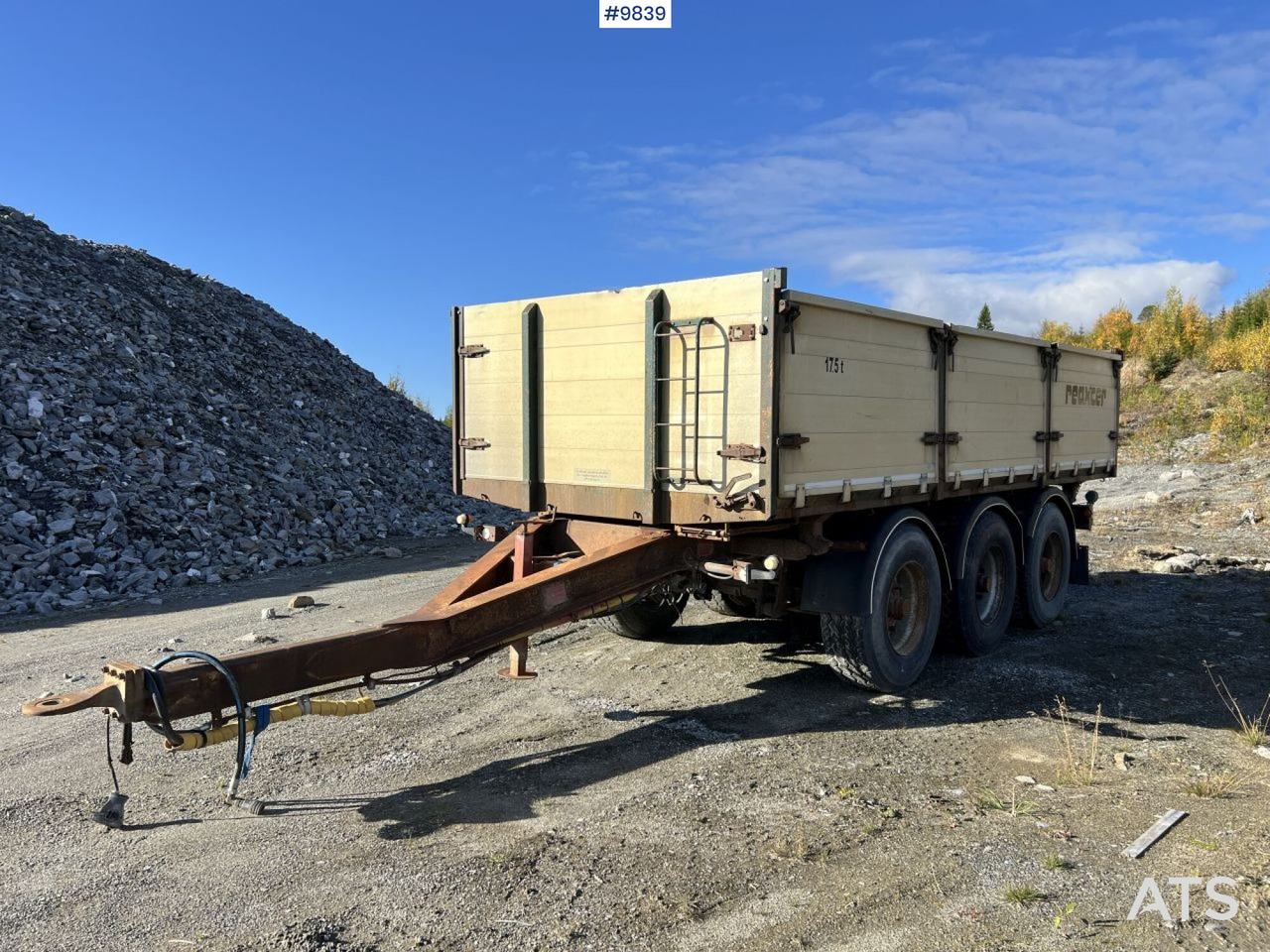 Tipper wagon Kilafors SKB3-T58 - Damperli römork: fotoğraf 1 Tipper wagon Kilafors SKB3-T58 - Damperli römork: fotoğraf 1