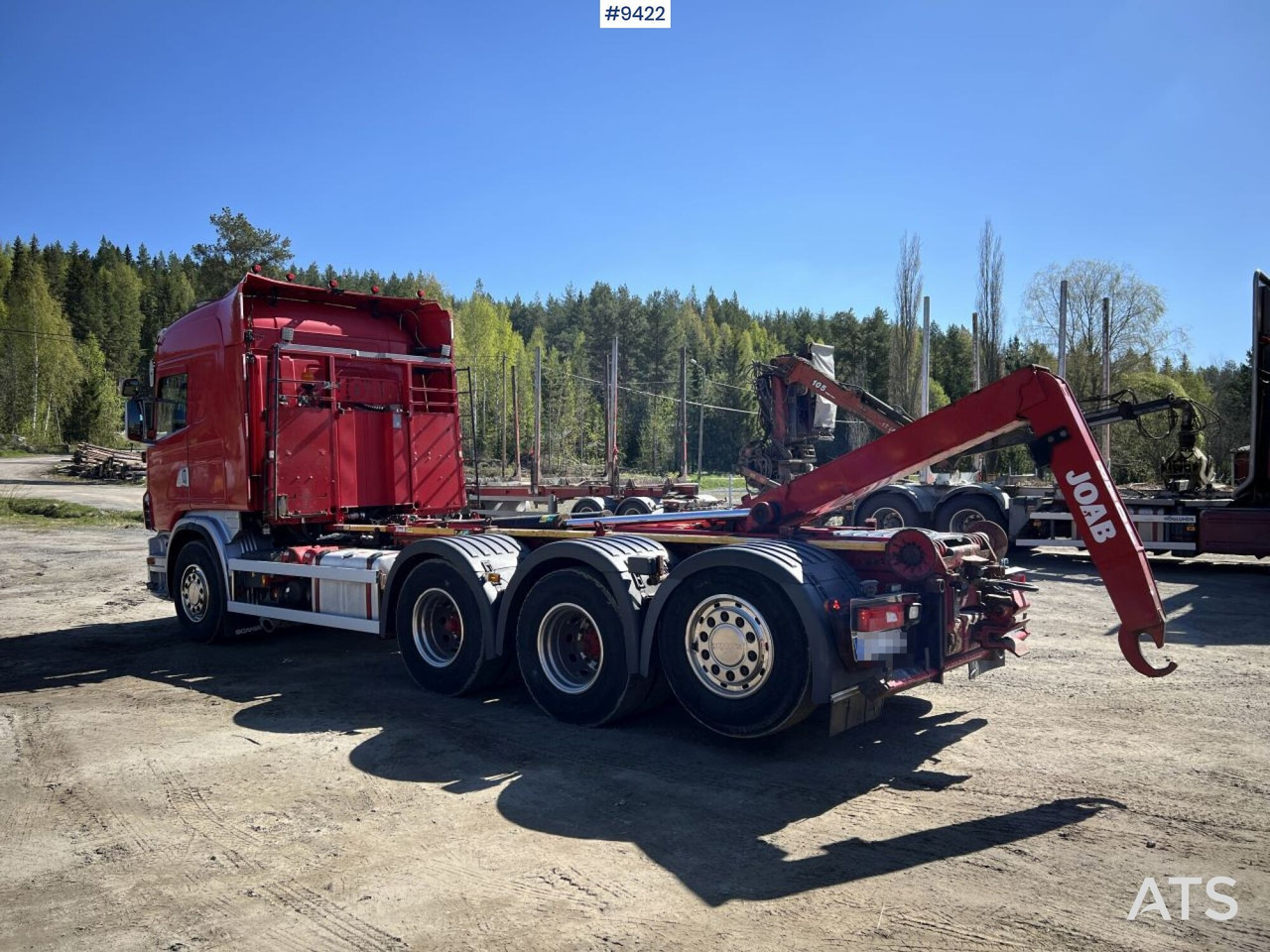 Tridem Hooklift Truck Scania G490 with plow brackets - Kancalı yükleyici kamyon: fotoğraf 4 Tridem Hooklift Truck Scania G490 with plow brackets - Kancalı yükleyici kamyon: fotoğraf 4