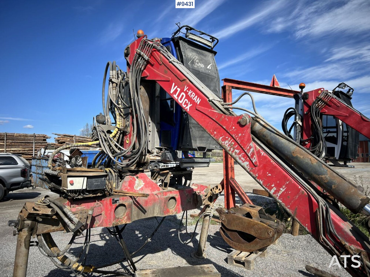 V-kran V10CX,96 - Timber crane, logging crane - Araç üstü vinç - Kamyon: fotoğraf 4 V-kran V10CX,96 - Timber crane, logging crane - Araç üstü vinç - Kamyon: fotoğraf 4