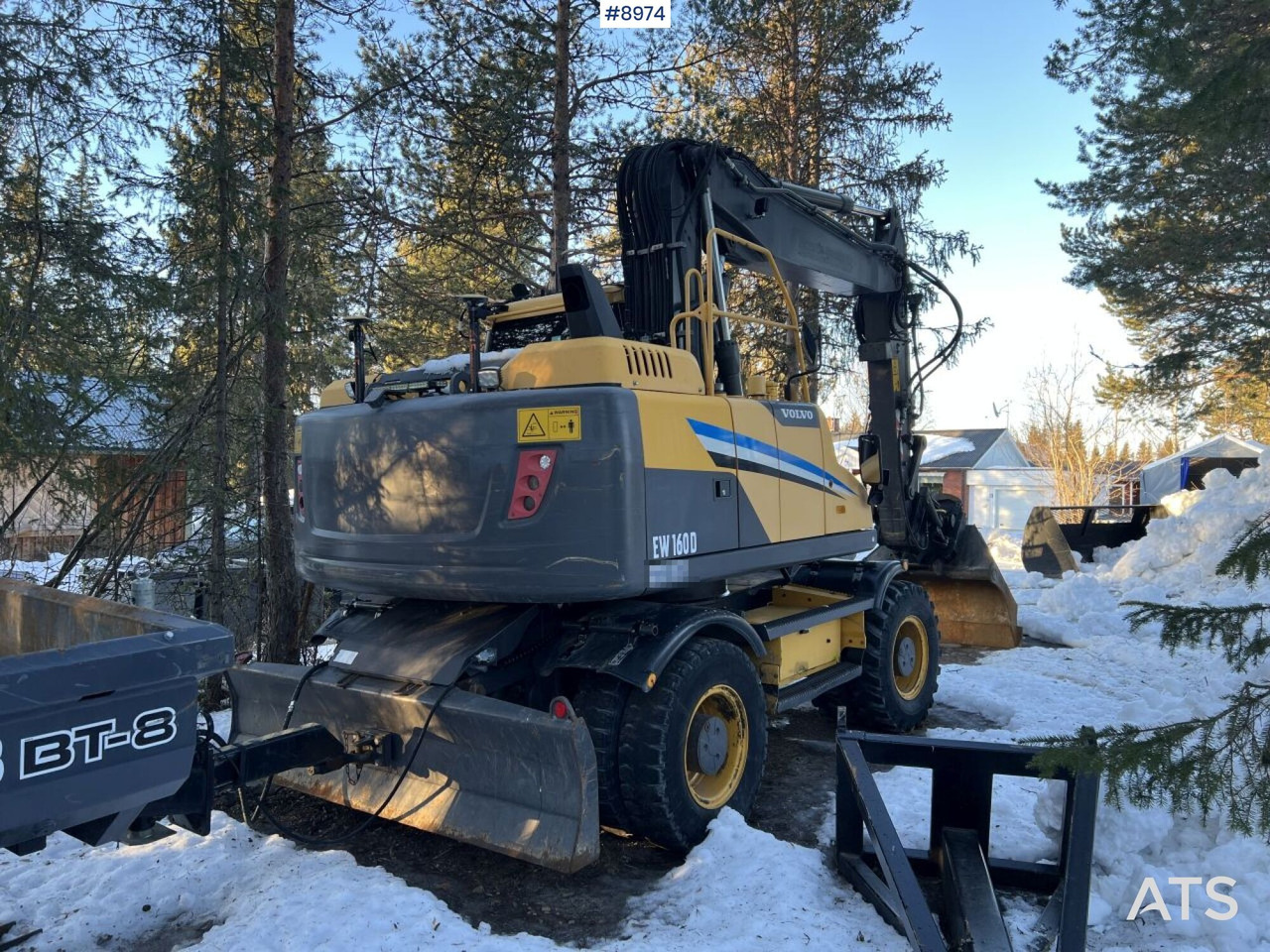 Volvo EW 160 D with Digging System, Tipper and Attachments - Tekerlekli ekskavatör: fotoğraf 4 Volvo EW 160 D with Digging System, Tipper and Attachments - Tekerlekli ekskavatör: fotoğraf 4