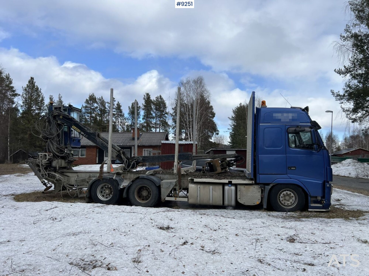 Volvo FH 16 6*4 Logging truck with crane - Tomruk kamyonu: fotoğraf 3 Volvo FH 16 6*4 Logging truck with crane - Tomruk kamyonu: fotoğraf 3