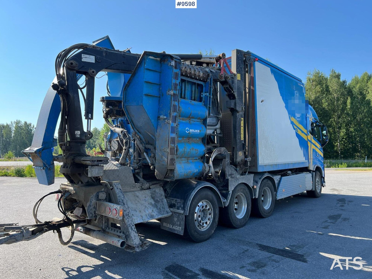 Volvo FH16 8*4 Bruks wood chipper - Damperli kamyon, Vinçli kamyon: fotoğraf 5 Volvo FH16 8*4 Bruks wood chipper - Damperli kamyon, Vinçli kamyon: fotoğraf 5