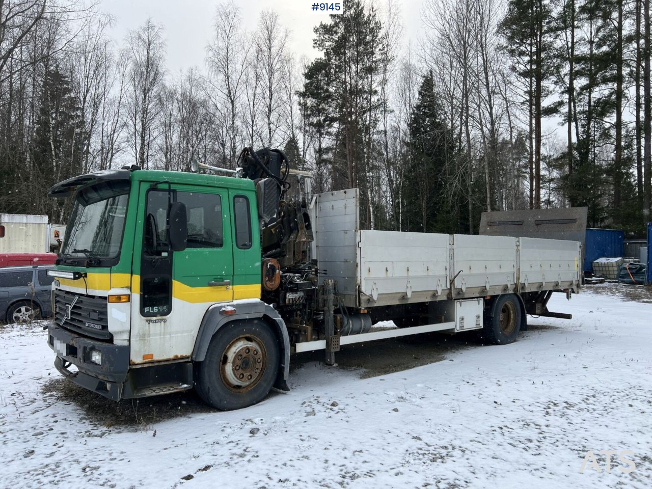 Volvo FL614 4x2 Förlängd med HIAB 105-3 - Vinçli kamyon: fotoğraf 1 Volvo FL614 4x2 Förlängd med HIAB 105-3 - Vinçli kamyon: fotoğraf 1