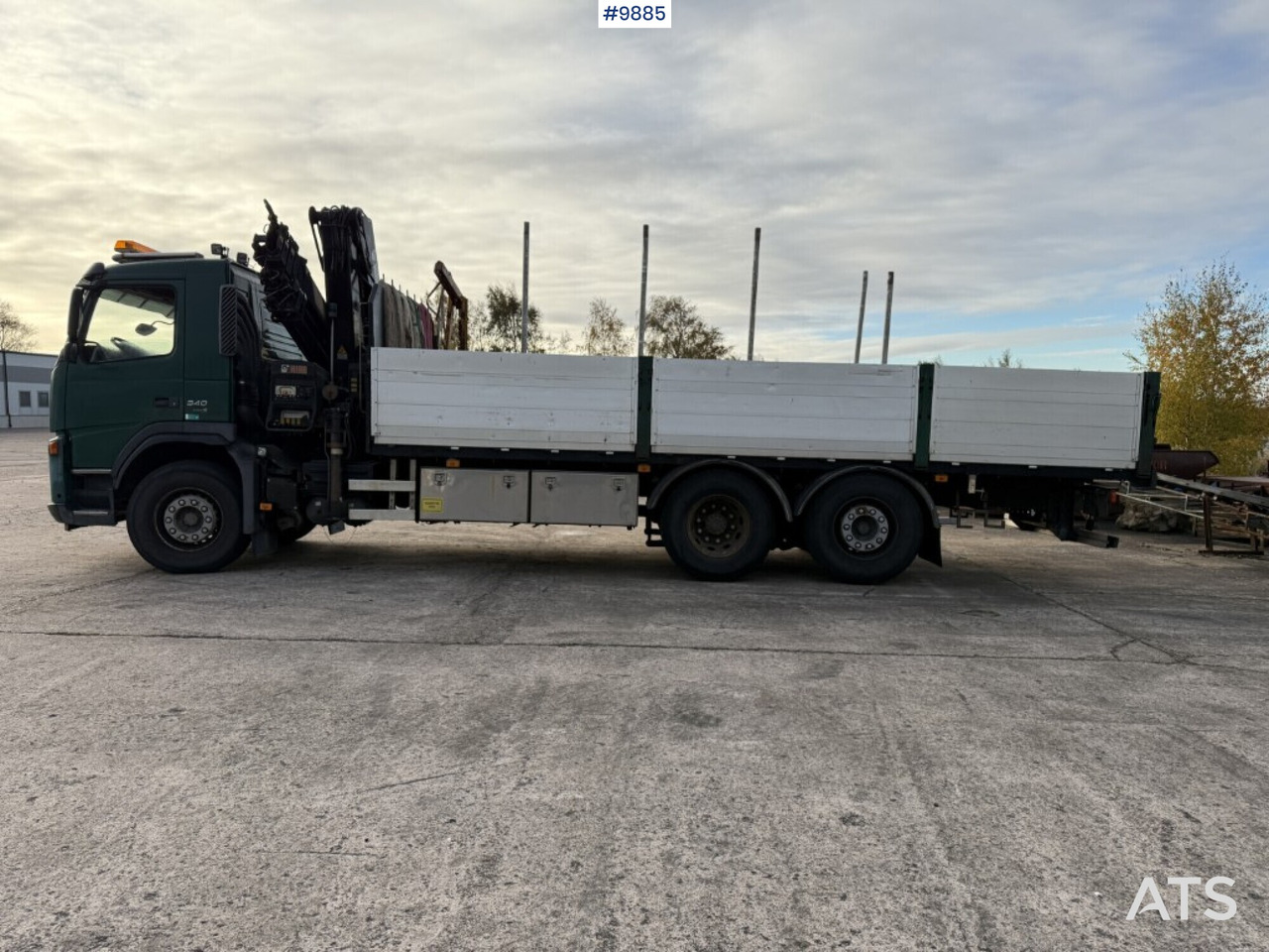 Volvo FM 340 6x2 crane truck with Hiab 220 (VIDEO) - Sal/ Açık kasa kamyon, Vinçli kamyon: fotoğraf 2 Volvo FM 340 6x2 crane truck with Hiab 220 (VIDEO) - Sal/ Açık kasa kamyon, Vinçli kamyon: fotoğraf 2