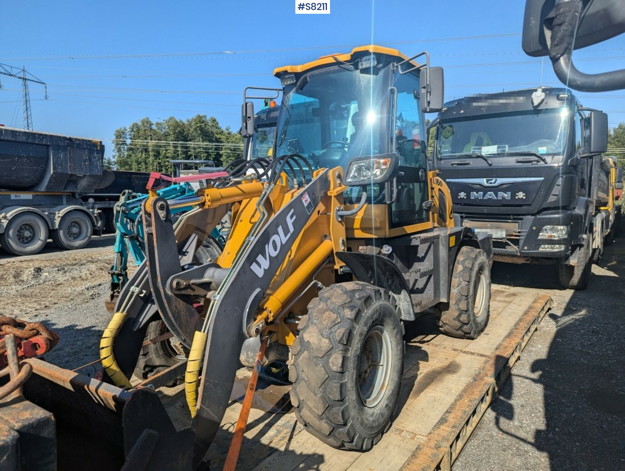 Wheel Loader Wolf WL160 with Bucket - Tekerlekli yükleyici: fotoğraf 1 Wheel Loader Wolf WL160 with Bucket - Tekerlekli yükleyici: fotoğraf 1
