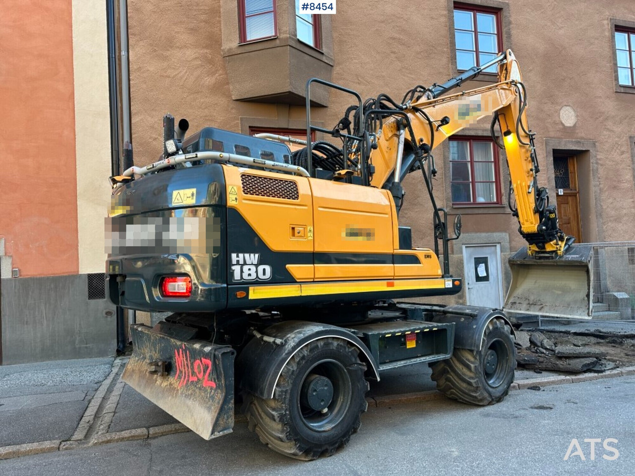 Wheeled excavator Hyundai HW180 with rotor digging system and gear (SEE VIDEO) - Tekerlekli ekskavatör: fotoğraf 3 Wheeled excavator Hyundai HW180 with rotor digging system and gear (SEE VIDEO) - Tekerlekli ekskavatör: fotoğraf 3