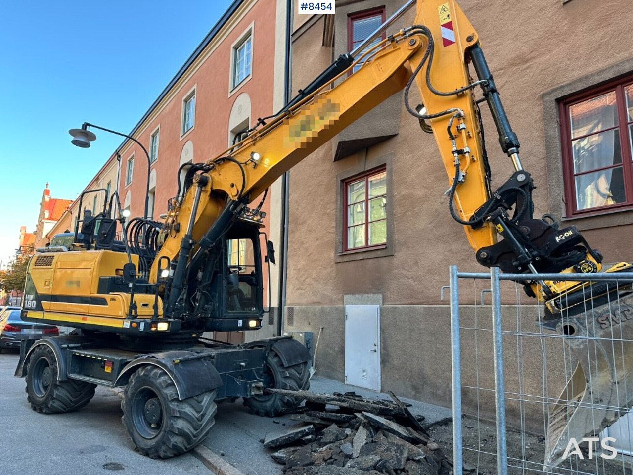 Wheeled excavator Hyundai HW180 with rotor digging system and gear (SEE VIDEO) - Tekerlekli ekskavatör: fotoğraf 1 Wheeled excavator Hyundai HW180 with rotor digging system and gear (SEE VIDEO) - Tekerlekli ekskavatör: fotoğraf 1