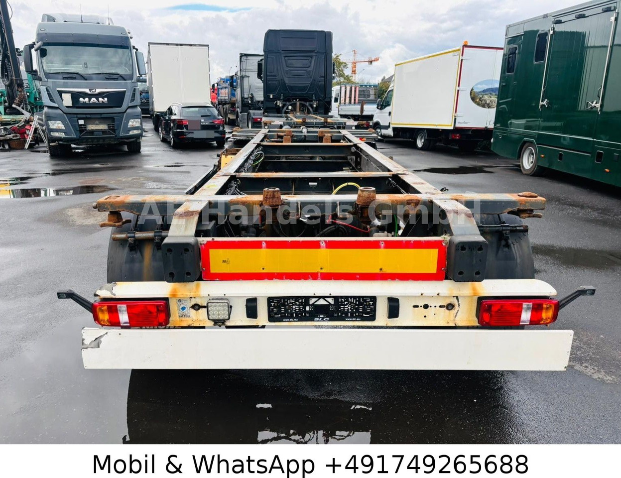 Krone AZ BDF Drehschemel *Scheibenbremsen/VollLuft - Konteynır taşıyıcı/ Yedek karoser römork: fotoğraf 4 Krone AZ BDF Drehschemel *Scheibenbremsen/VollLuft - Konteynır taşıyıcı/ Yedek karoser römork: fotoğraf 4