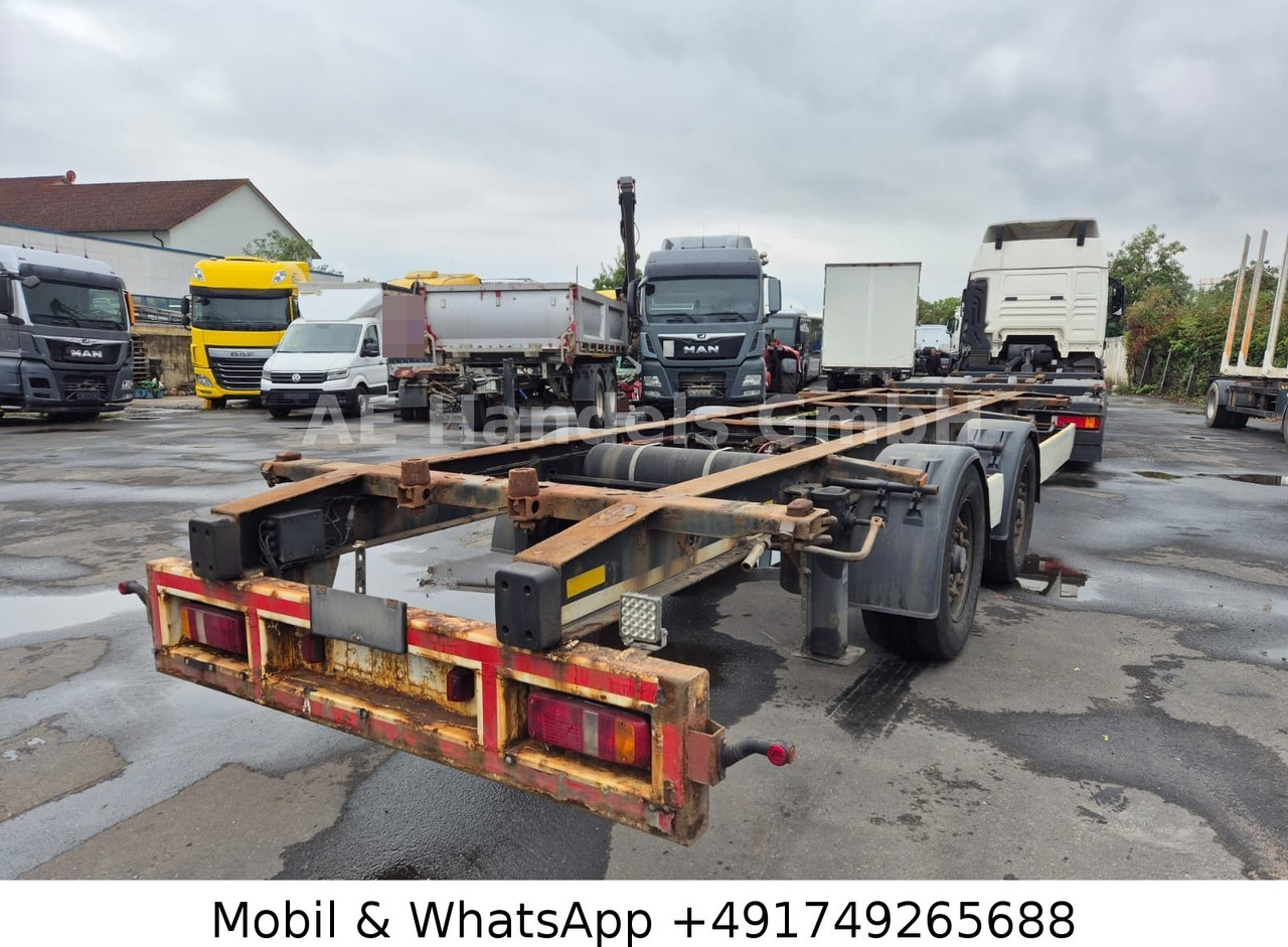 Krone ZZ Tandem BDF Tiefgekoppelt *Wabco/BWP/Luft - Şasi römork: fotoğraf 5 Krone ZZ Tandem BDF Tiefgekoppelt *Wabco/BWP/Luft - Şasi römork: fotoğraf 5