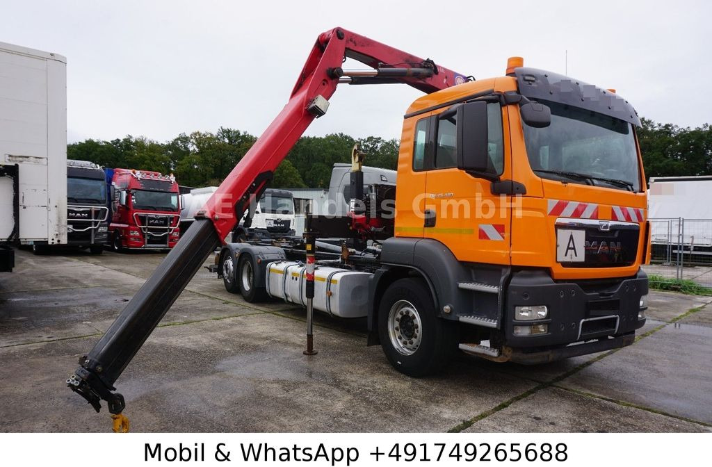 MAN TGS 26.400 BL *Hyva-20.60S/HMF-1444-22/Lenk+Lift - Vinçli kamyon: fotoğraf 1 MAN TGS 26.400 BL *Hyva-20.60S/HMF-1444-22/Lenk+Lift - Vinçli kamyon: fotoğraf 1