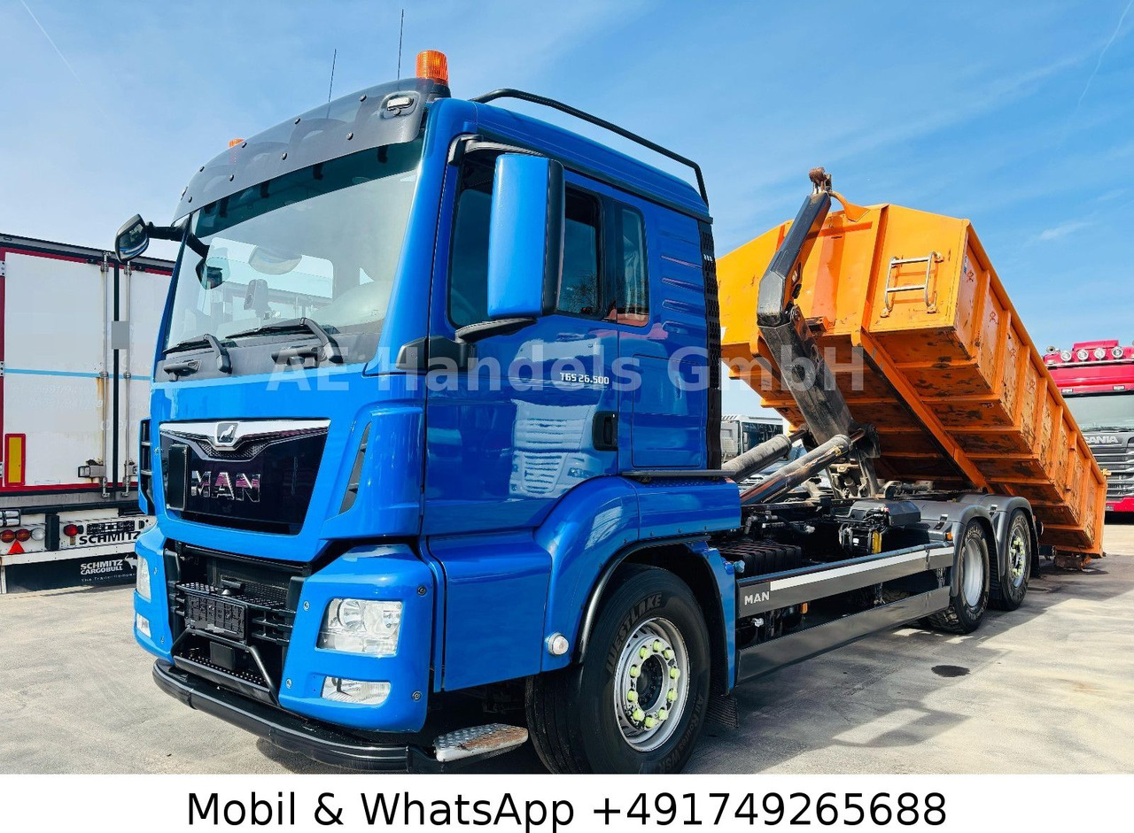 MAN TGS 26.500 L BL 6x2 *Retarder/Lenk+Lift/MEILLER - Kancalı yükleyici kamyon, Vinçli kamyon: fotoğraf 1 MAN TGS 26.500 L BL 6x2 *Retarder/Lenk+Lift/MEILLER - Kancalı yükleyici kamyon, Vinçli kamyon: fotoğraf 1