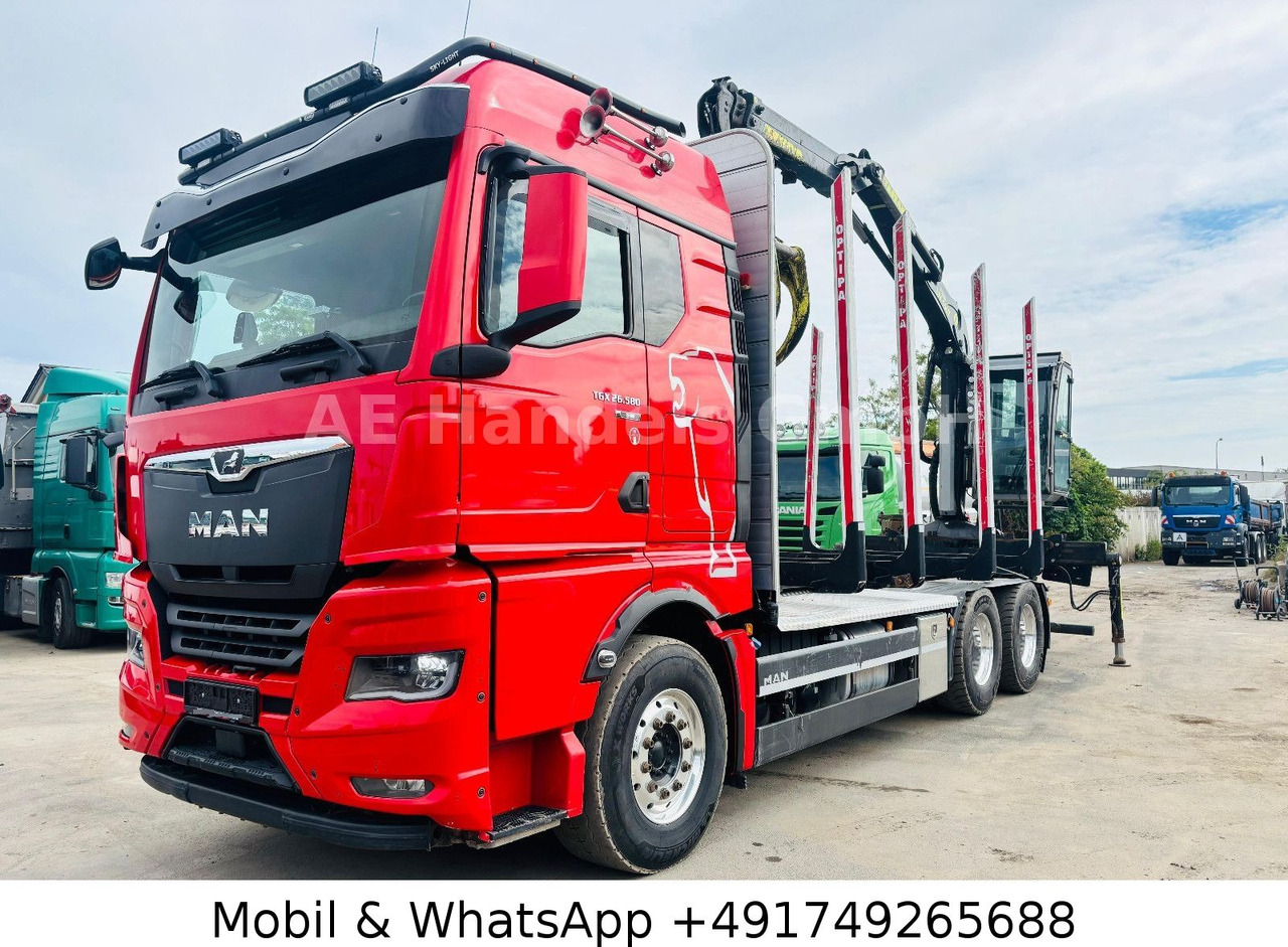 MAN TGX 26.580 GM BL 6x4 *Retarder/Tajfun-LIV-150Z - Tomruk kamyonu, Vinçli kamyon: fotoğraf 1 MAN TGX 26.580 GM BL 6x4 *Retarder/Tajfun-LIV-150Z - Tomruk kamyonu, Vinçli kamyon: fotoğraf 1