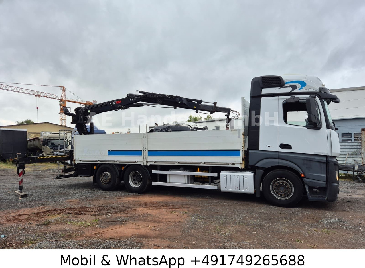 Mercedes-Benz Actros IV 2646 L LL 6x2 *Retarder/Hiab-177K-Pro - Sal/ Açık kasa kamyon, Vinçli kamyon: fotoğraf 4 Mercedes-Benz Actros IV 2646 L LL 6x2 *Retarder/Hiab-177K-Pro - Sal/ Açık kasa kamyon, Vinçli kamyon: fotoğraf 4