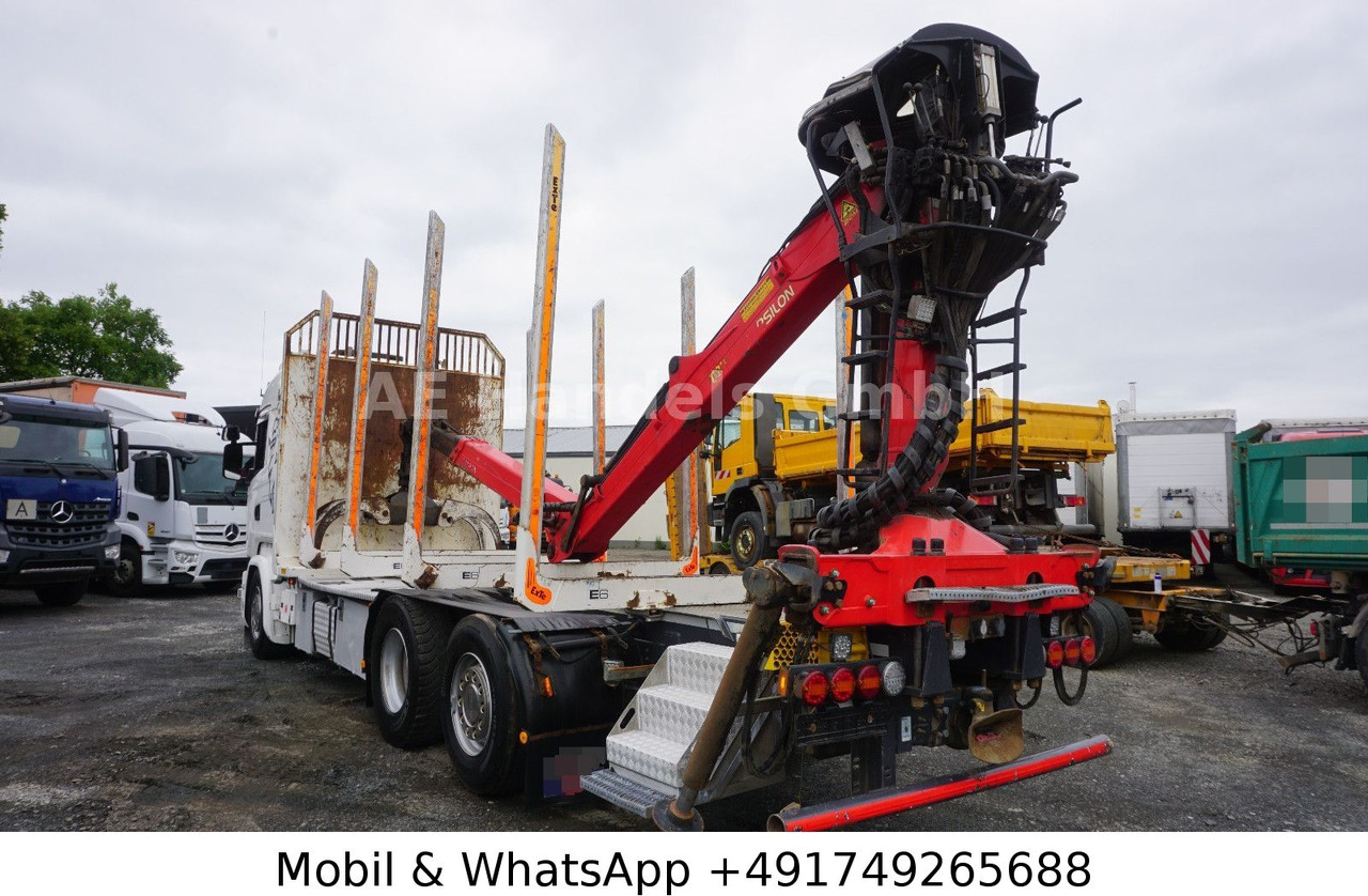 Scania R580 V8 Highline Palfinger-M120L97 *Retarder/ACC - Tomruk kamyonu, Vinçli kamyon: fotoğraf 5 Scania R580 V8 Highline Palfinger-M120L97 *Retarder/ACC - Tomruk kamyonu, Vinçli kamyon: fotoğraf 5