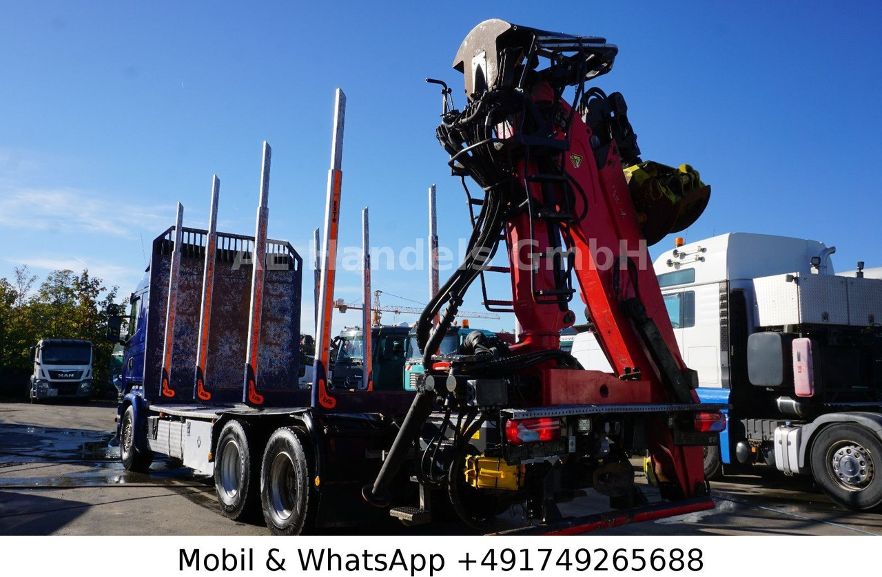 Scania R580 V8 LL 6x4 Palfinger-M120Z79 *Retarder/ACC - Tomruk kamyonu, Vinçli kamyon: fotoğraf 5 Scania R580 V8 LL 6x4 Palfinger-M120Z79 *Retarder/ACC - Tomruk kamyonu, Vinçli kamyon: fotoğraf 5