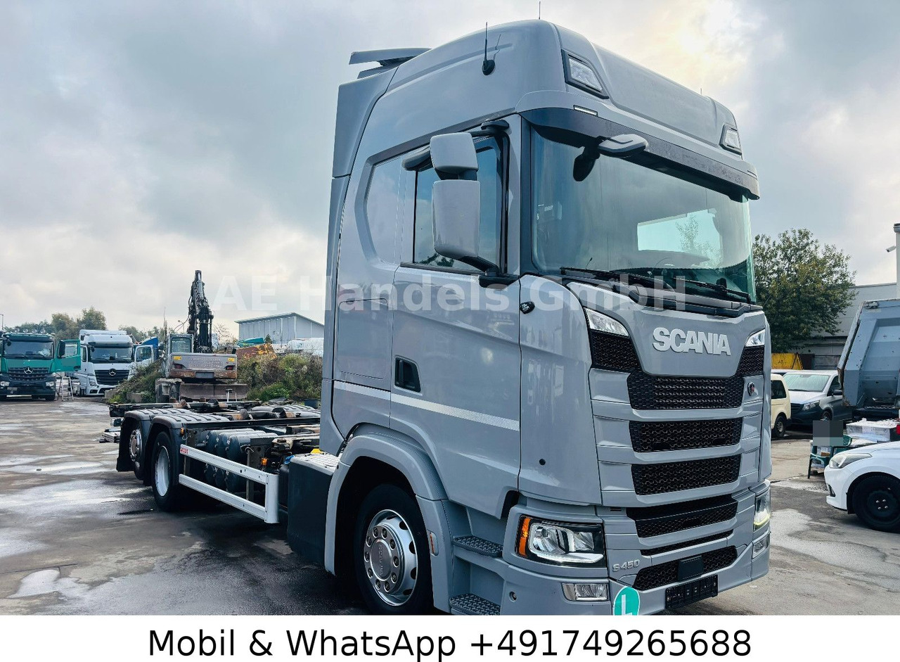 Scania S450 HighLine BDF *Retarder/Lenk+Lift/Multi/LBW - Konteynır taşıyıcı/ Yedek karoser kamyon: fotoğraf 1 Scania S450 HighLine BDF *Retarder/Lenk+Lift/Multi/LBW - Konteynır taşıyıcı/ Yedek karoser kamyon: fotoğraf 1