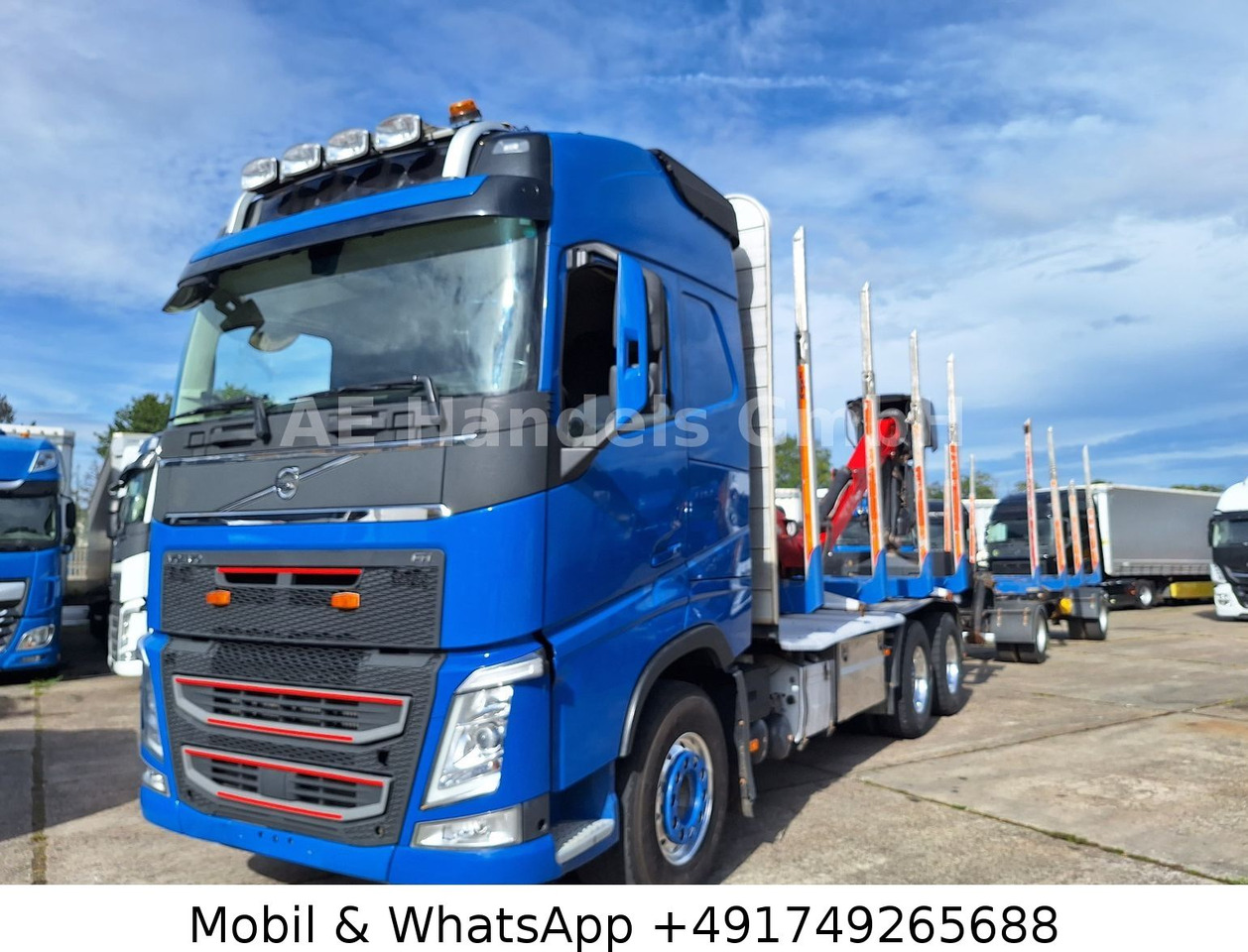 Volvo FH 540 Globe BL 6x4 Palfinger M12L80 *Retarder - Tomruk kamyonu, Vinçli kamyon: fotoğraf 2 Volvo FH 540 Globe BL 6x4 Palfinger M12L80 *Retarder - Tomruk kamyonu, Vinçli kamyon: fotoğraf 2