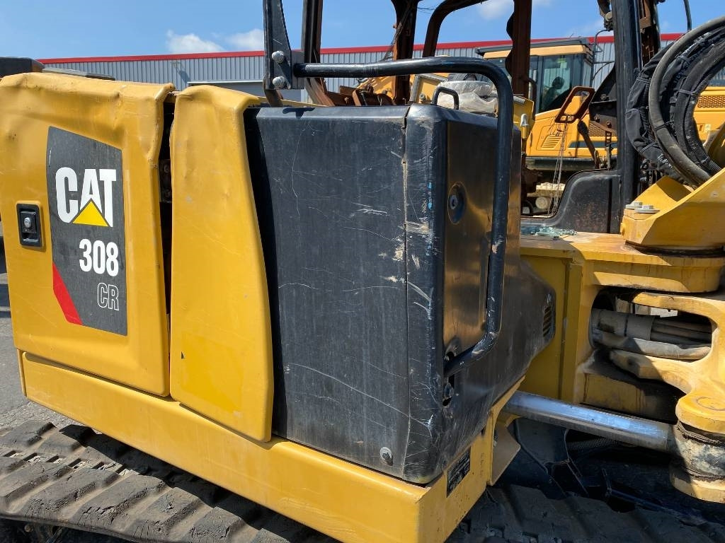 Mini ekskavatör CAT CAT 308 CR avec Certificat CE Origine Française: fotoğraf 44