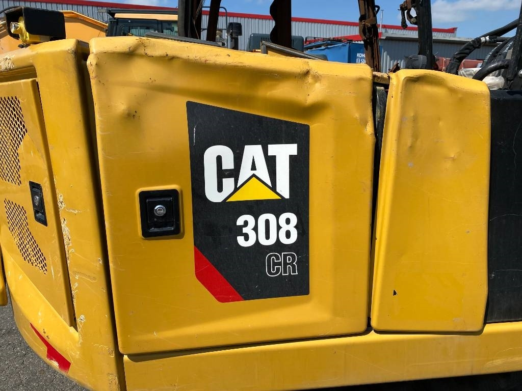Mini ekskavatör CAT CAT 308 CR avec Certificat CE Origine Française: fotoğraf 42