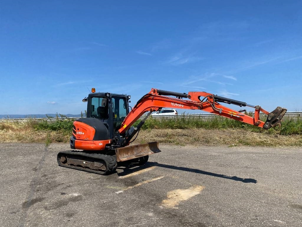 Kubota U55-4 1er Main/Certificat CE endommagée - Mini ekskavatör: fotoğraf 3 Kubota U55-4 1er Main/Certificat CE endommagée - Mini ekskavatör: fotoğraf 3