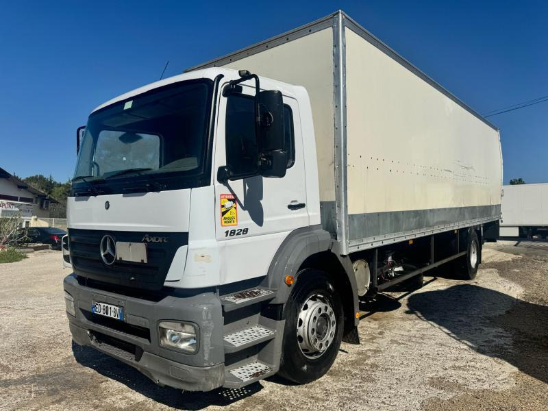 Mercedes Axor 1828 - Kapalı kasa kamyon: fotoğraf 1 Mercedes Axor 1828 - Kapalı kasa kamyon: fotoğraf 1