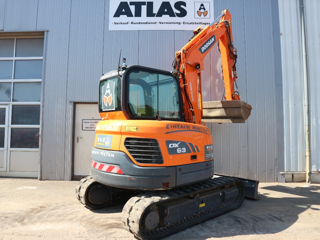 Doosan DX63-3 - Mini ekskavatör: fotoğraf 3 Doosan DX63-3 - Mini ekskavatör: fotoğraf 3