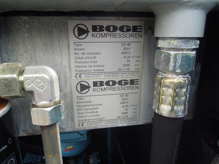BOGE SD40 - Hava kompresörü: fotoğraf 3 BOGE SD40 - Hava kompresörü: fotoğraf 3