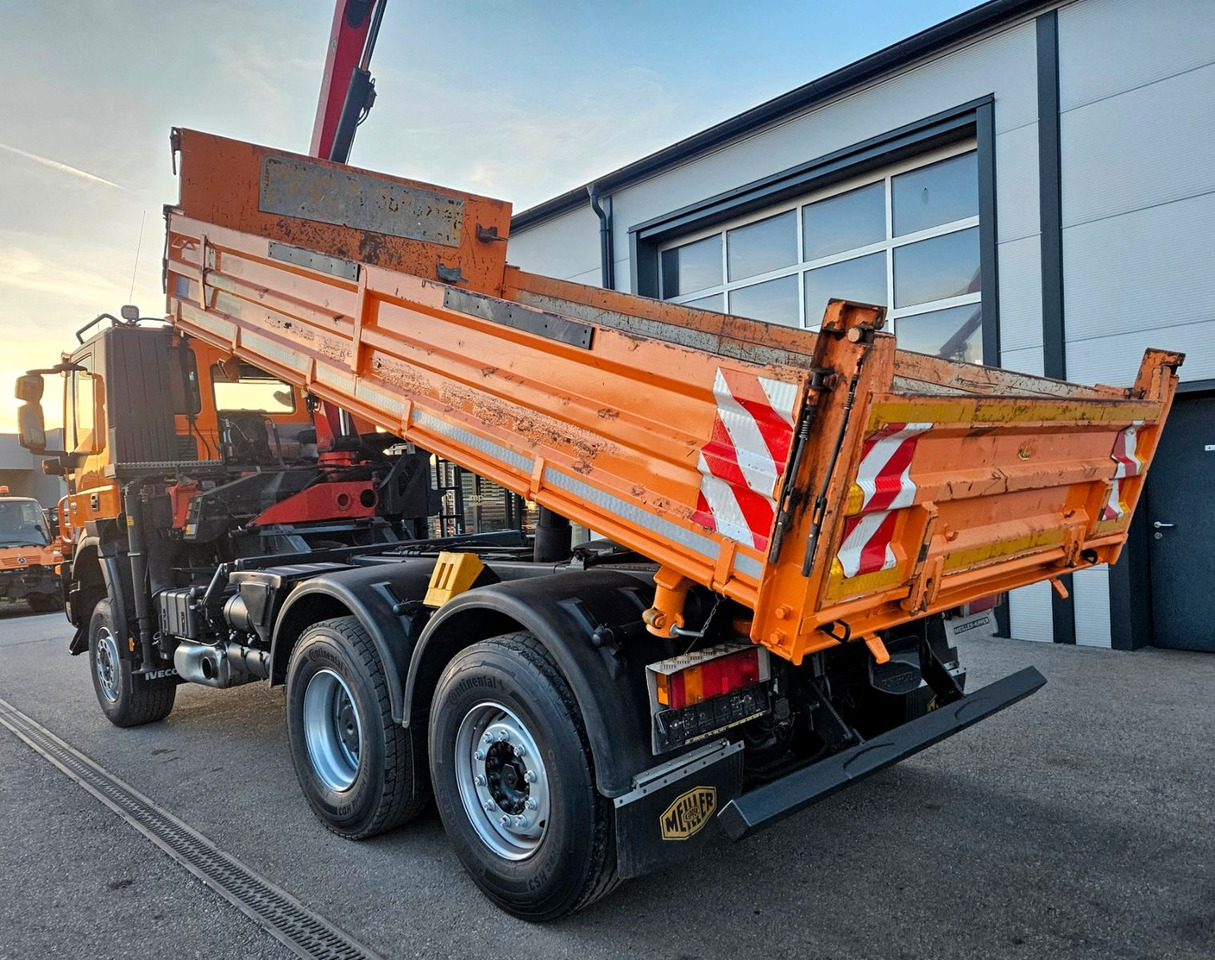 Iveco Trakker 410 6x4-4 EEV Palfinger PK12502 Funk - Damperli kamyon, Vinçli kamyon: fotoğraf 5 Iveco Trakker 410 6x4-4 EEV Palfinger PK12502 Funk - Damperli kamyon, Vinçli kamyon: fotoğraf 5