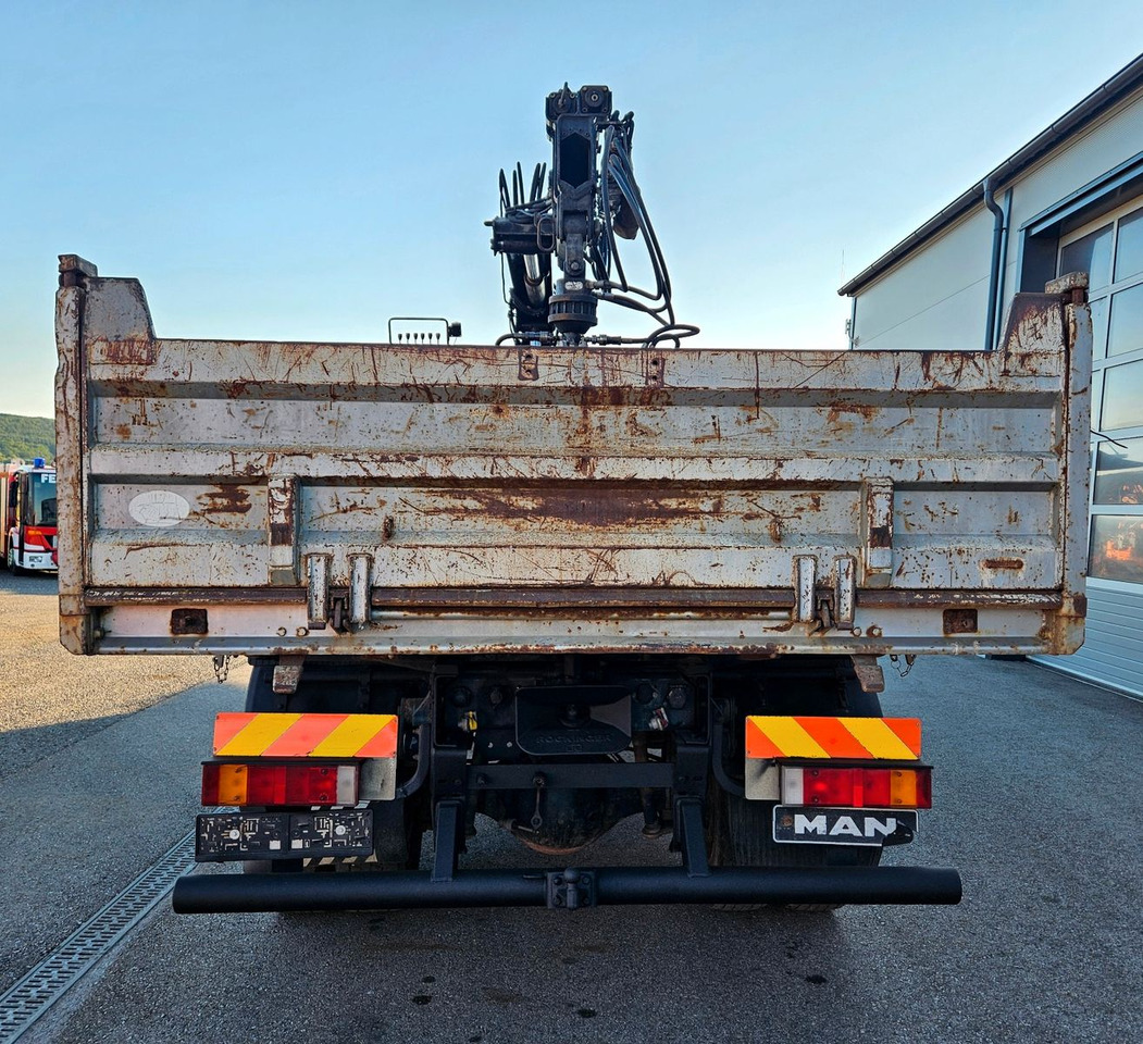 MAN LE 14.250 4x4 HIAB 077BS-2 Kran Greifer - Damperli kamyon, Vinçli kamyon: fotoğraf 4 MAN LE 14.250 4x4 HIAB 077BS-2 Kran Greifer - Damperli kamyon, Vinçli kamyon: fotoğraf 4