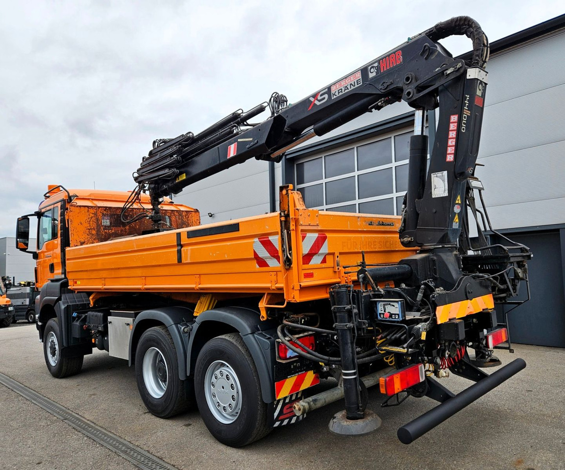 Damperli kamyon, Vinçli kamyon MAN TGS 28.360 6x4-4 HIAB 144E-4 Kran Euro5: fotoğraf 12