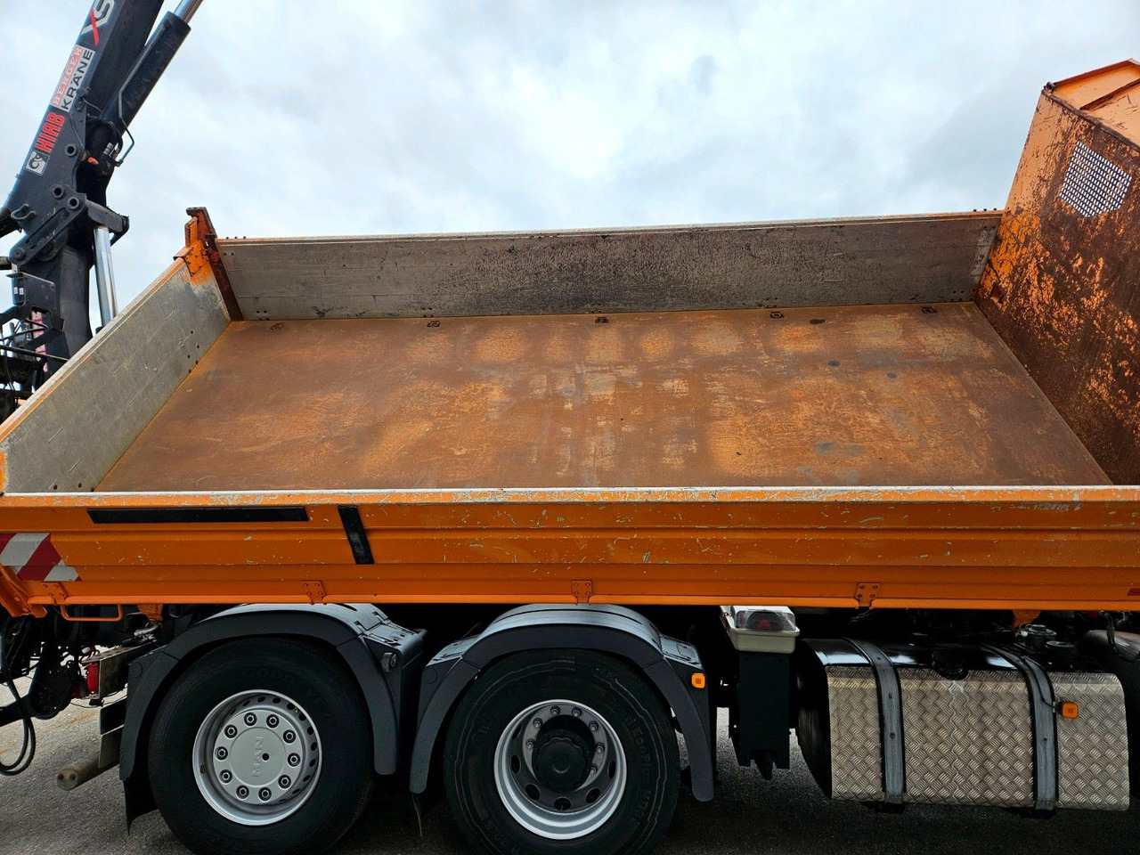 Damperli kamyon, Vinçli kamyon MAN TGS 28.360 6x4-4 HIAB 144E-4 Kran Euro5: fotoğraf 8