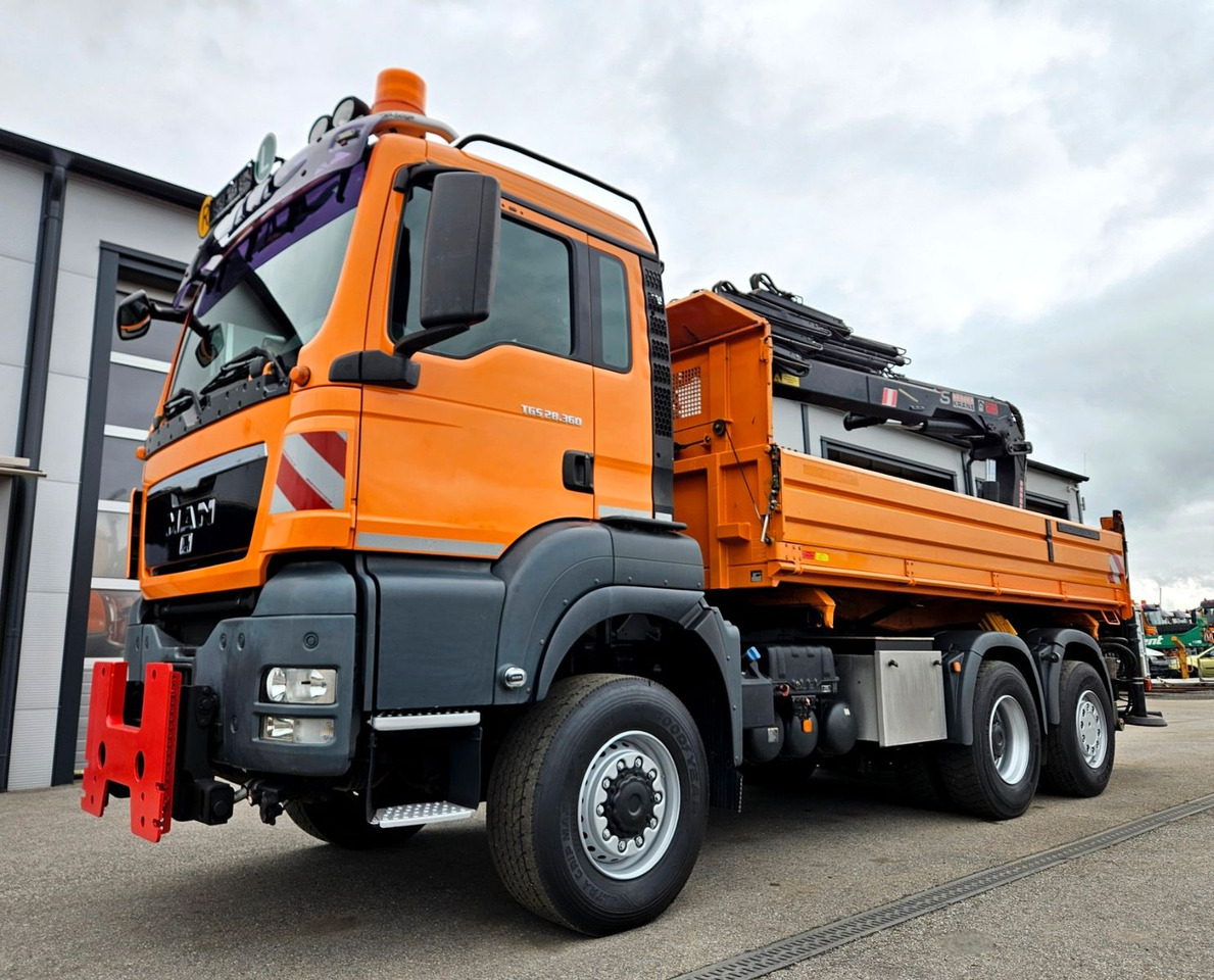 MAN TGS 28.360 6x4-4 HIAB 144E-4 Kran Euro5 - Damperli kamyon, Vinçli kamyon: fotoğraf 4 MAN TGS 28.360 6x4-4 HIAB 144E-4 Kran Euro5 - Damperli kamyon, Vinçli kamyon: fotoğraf 4