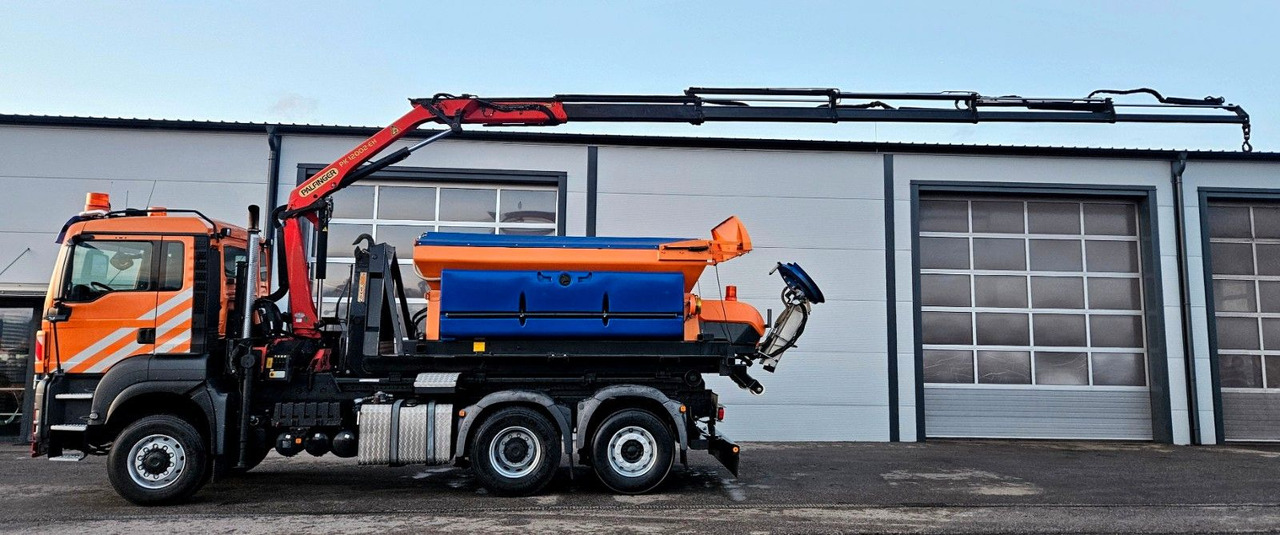 MAN TGS 28.400 6x4-4 BL Palfinger PK12002 Kran Euro5 - Damperli kamyon, Vinçli kamyon: fotoğraf 3 MAN TGS 28.400 6x4-4 BL Palfinger PK12002 Kran Euro5 - Damperli kamyon, Vinçli kamyon: fotoğraf 3