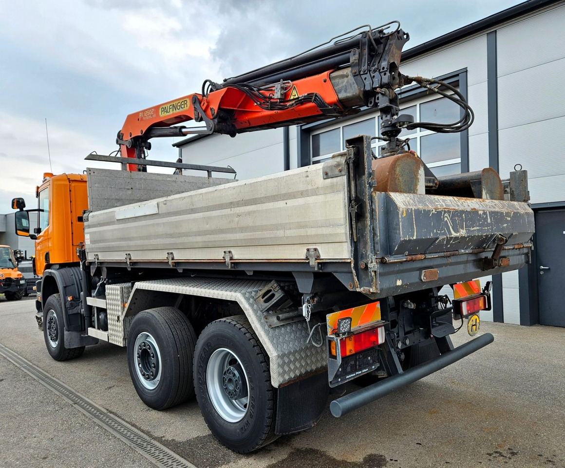 Scania P114 380 6x4-4 Palfinger PK12502 Kran Funk - Damperli kamyon, Vinçli kamyon: fotoğraf 4 Scania P114 380 6x4-4 Palfinger PK12502 Kran Funk - Damperli kamyon, Vinçli kamyon: fotoğraf 4