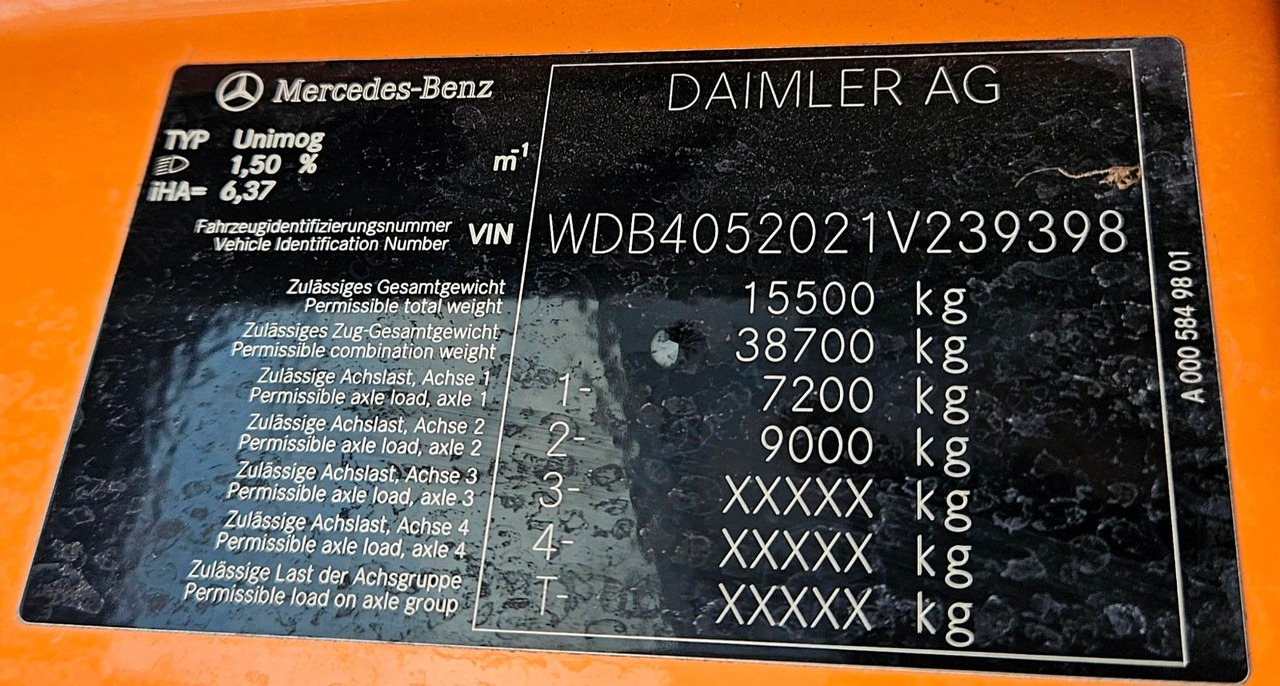 Damperli kamyon Unimog U527 UGE Euro6 VarioPilot Hydrostat: fotoğraf 17